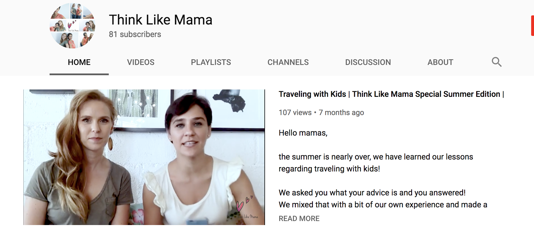 Think Like Mama YouTube