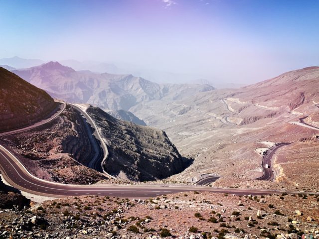 cycling Jebel Jais