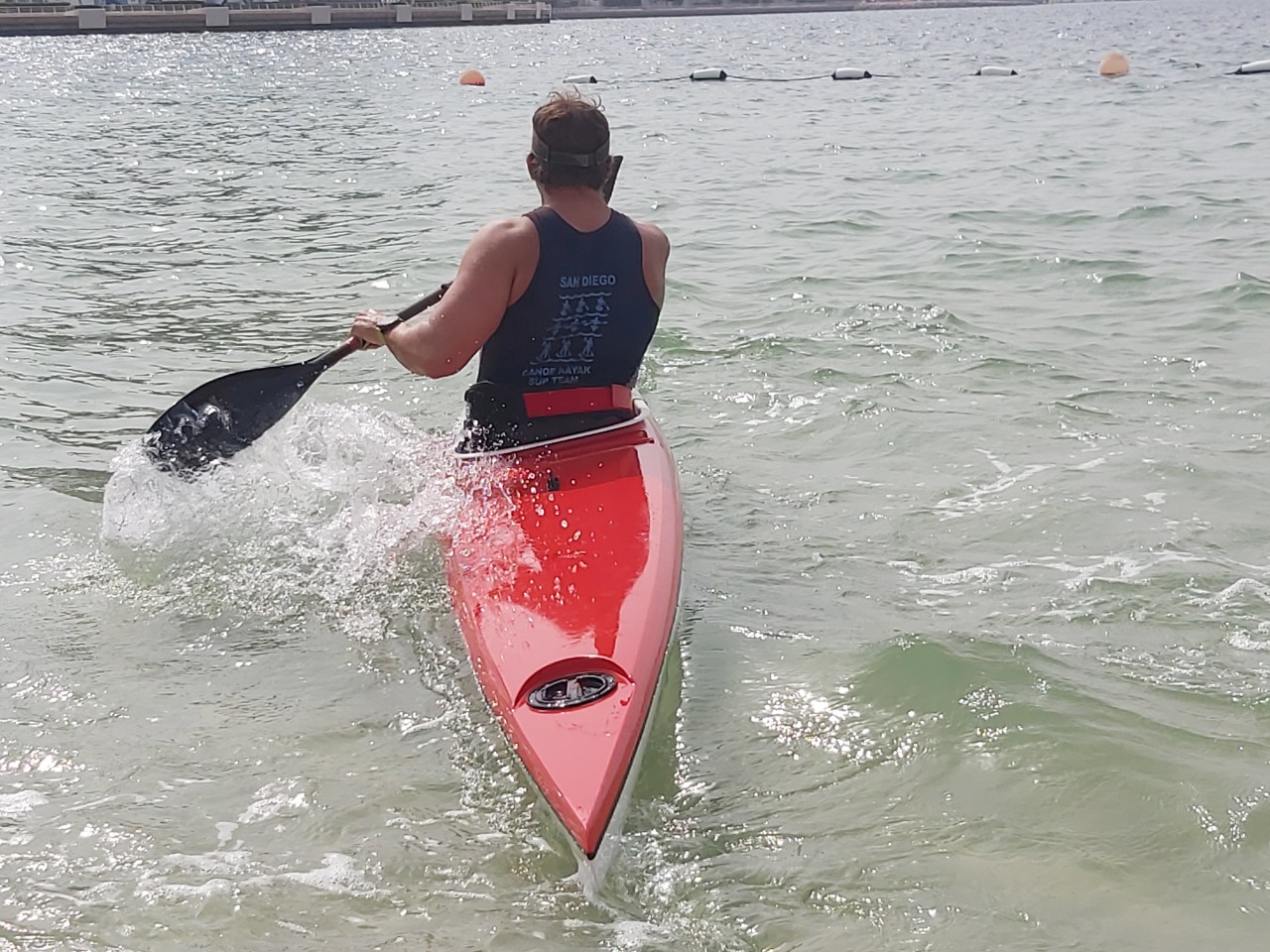 Mike Ballard kayaking