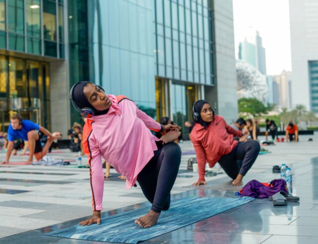 Dubai Fitness Challenge yoga DIFC